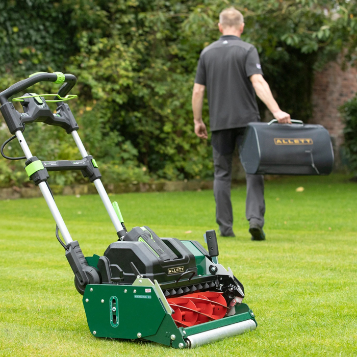 Allett Stirling 51 20" Battery Cylinder Mower & 5Ah Rapid Electric